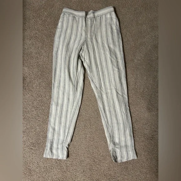 Striped Banana Republic Hayden Linen Pants NWT - Picture 1 of 3
